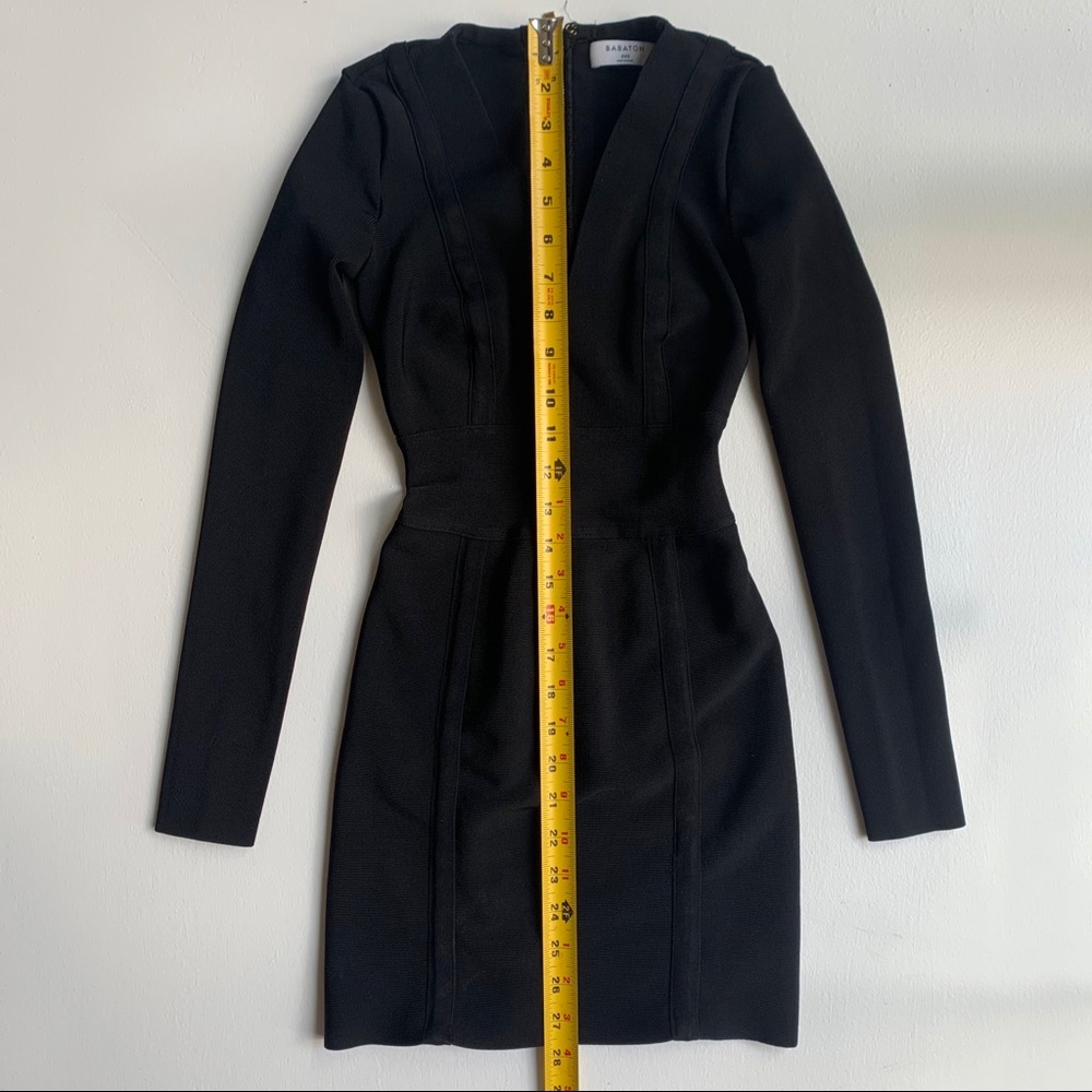 Aritzia Black V Neck Dress - Picture 5 of 12